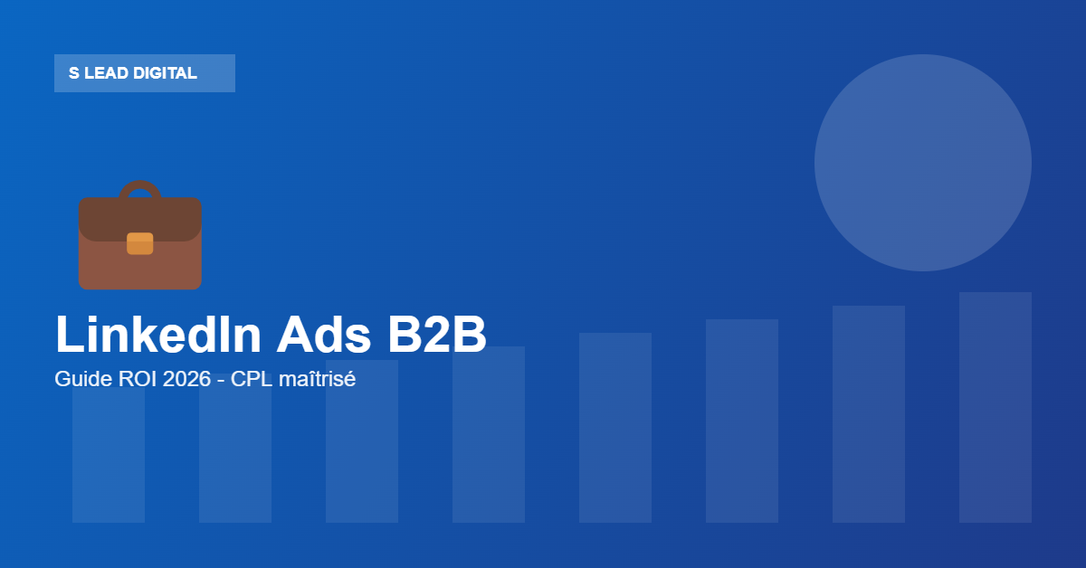 LinkedIn Ads B2B guide ROI 2026 — S Lead Digital