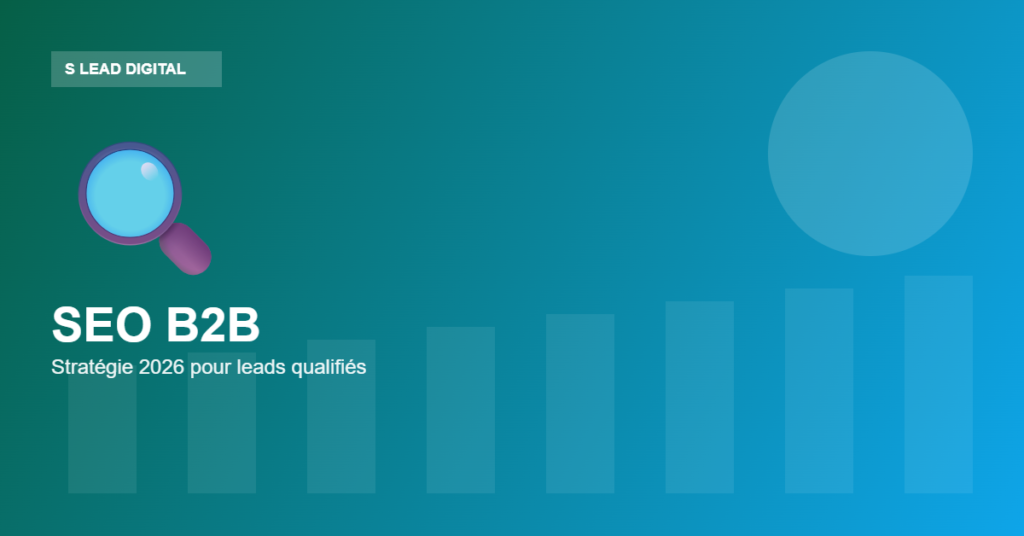 SEO B2B stratégie 2026 S Lead Digital